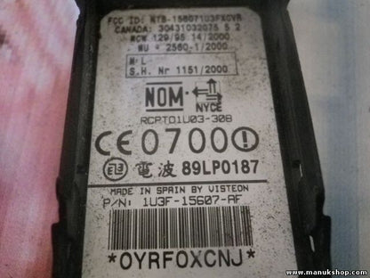 Schlüssel Lesespule Toyota Yaris 897830D010 89783-0D010 89LP0187 156071U3FXCVR