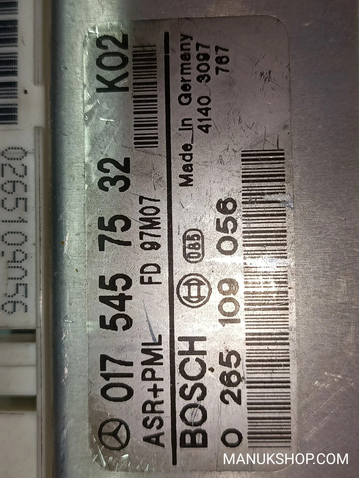 Steuergerät Mercedes-Benz 0175457532 FD97M07 BOSCH 0265109056 0 265 109 056