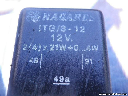 Relais NAGARES ITG/3-12 12V ITG312 12V 2(4)x21W+0...4W