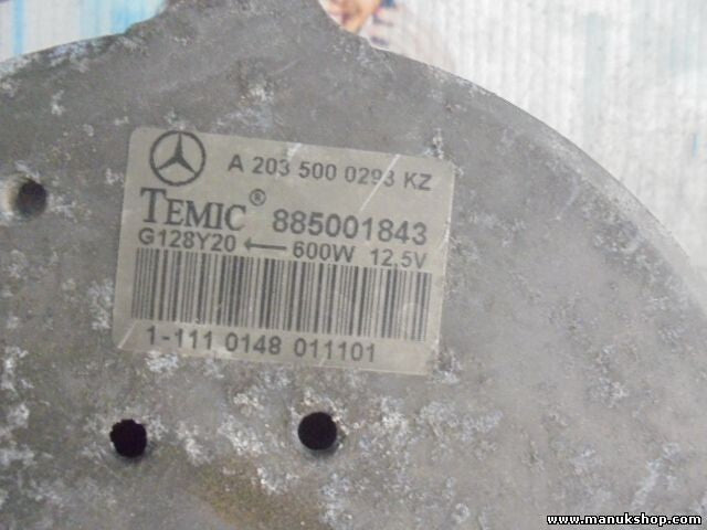 Lüftermotor Kühlerventilator Mercedes A2035000293 A2035000293KZ TEMIC 885001843