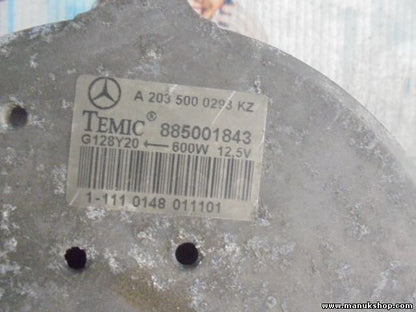 Lüftermotor Kühlerventilator Mercedes A2035000293 A2035000293KZ TEMIC 885001843