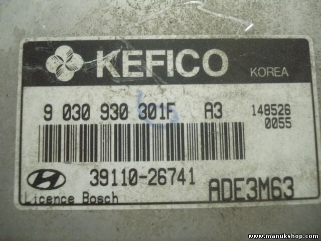 Motorsteuergerät Hyundai Accent ADE3M63 9030930301F KEFICO BOSCH 3911026741