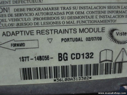 Airbagsensor Airbagsteuergerät Ford Mondeo III 2.0 2002 SD132 1S7T14B056BG