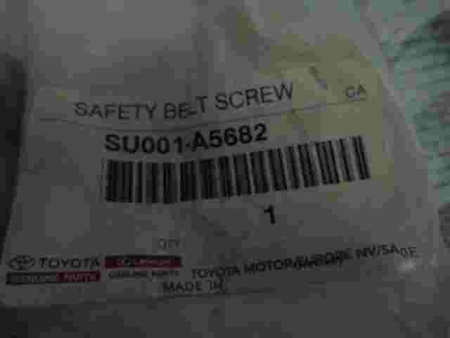 Safety Belt Screw  Toyota SU001A5682 SU001-A5682
