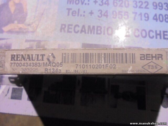 Kondensator Klimakühler Renault 7700434383 MAQ05 710110201F02 303295 7700434383B
