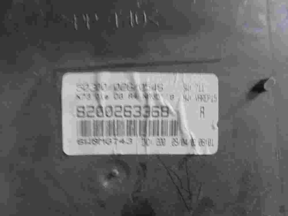 Anzeige Kombiinstrument Tacho  Renault Vel Satis (2002–2005) JAEGER 8200263368A