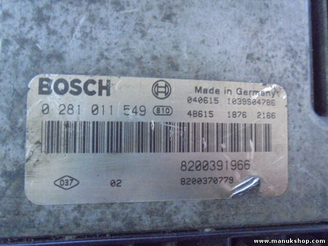 Motorsteuergerät Renault Scenic Megane 1.9 8200391966 8200370779 0281011549