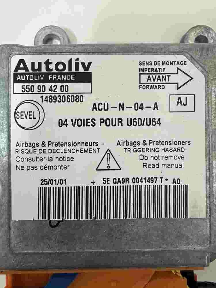 Airbagsensor Airbagsteuergerät Fiat Scudo Peugeot  (AJ) 1489306080 550904200