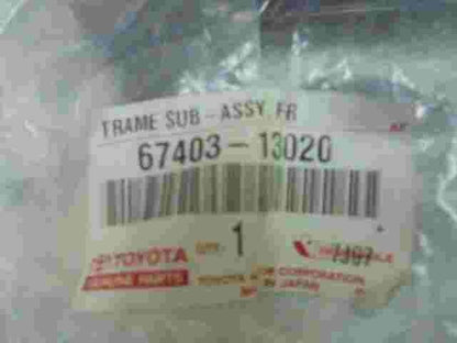 Frame Sub-Assy Front Door Rear Lower RH Toyota Corolla 6740313020 67403-13020