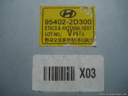 Steuergerät Wegfahrsperre Alarmmodul Hyundai ELANTRA 02 954002D300 97RA000004