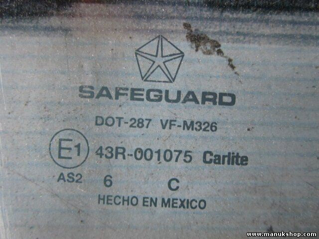 Türscheibe Seitenscheibe hinten rechts Jeep Grand Cherokee 43R001075 43R-001075