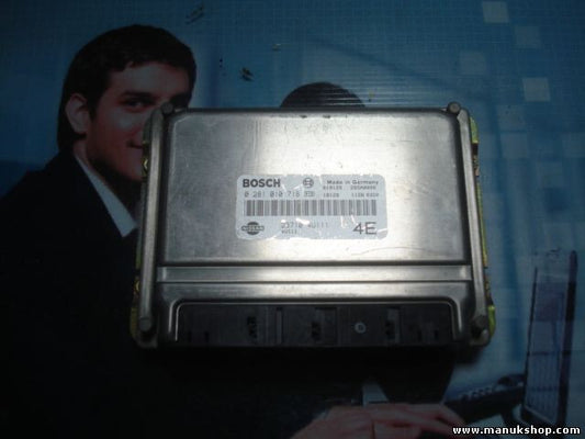 Motorsteuergerät Nissan Almera 4E 237104U111 23710 4U111 BOSCH 0281010718