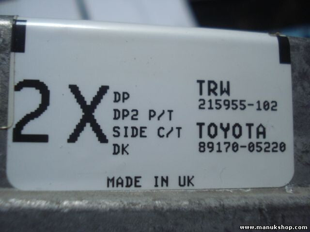 Airbagsensor Airbagsteuergerät Toyota Avensis 8917005220 89170-05220