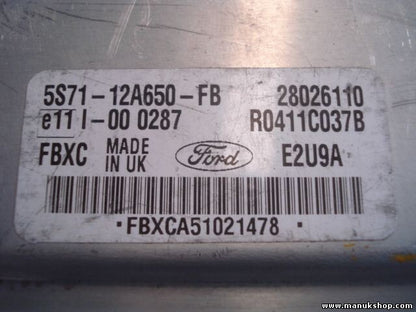 Motorsteuergerät Ford Mondeo DELPHI FBXC E2U9A 5S7112A650FB R0411C037B 28026110