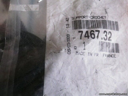Haken Sonnenblende Citroen C8 Peugeot 807 7467.32 746732