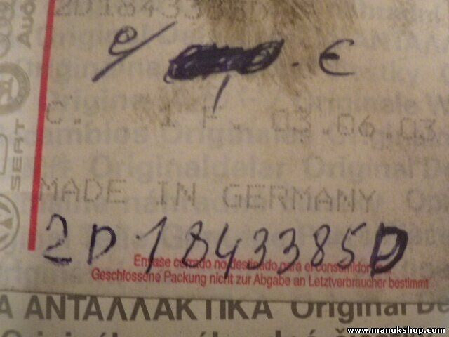Mercedes-Benz 2D1843385D 2D1 843 385 D 9017600047