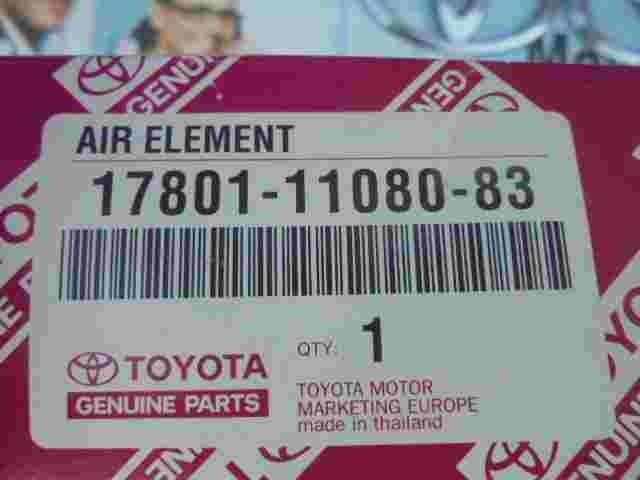 Luftfilter  Toyota Paseo Starlet  178011108083  17801-11080-83 17801 11080 83