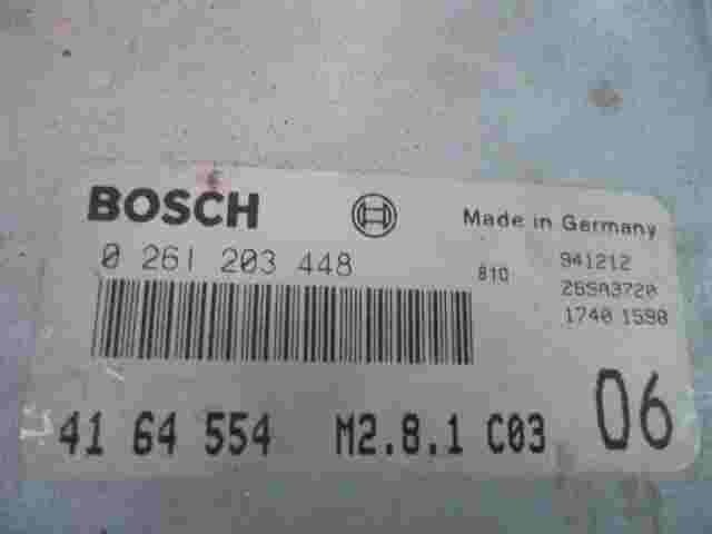 Motorsteuergerät Saab 900 9000 4164554 BOSCH 0261203448 M281C03 26SA3720
