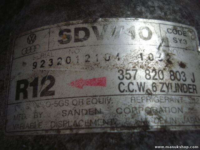 Klimakompressor VW Volkswagen Passat 357820803J SANDEN SDV7101052