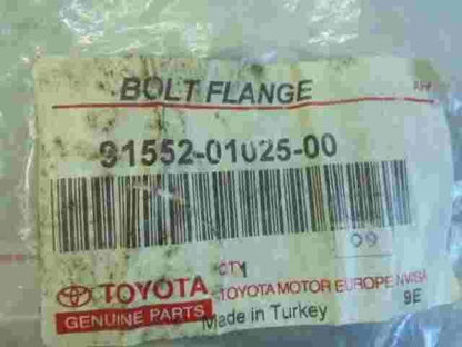 Bolt Flange  Toyota 91552-01025-00 915520102500 9155201025 91552-01025