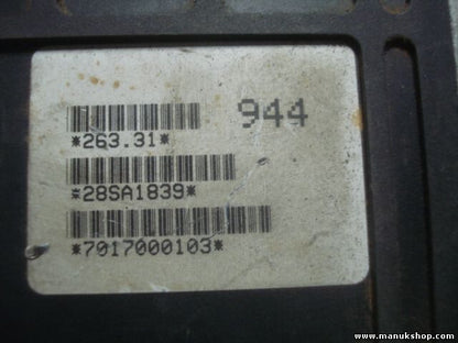 Motorsteuergerät Citroen Peugeot ZX BOSCH 0280000753 7017000103 28SA1839