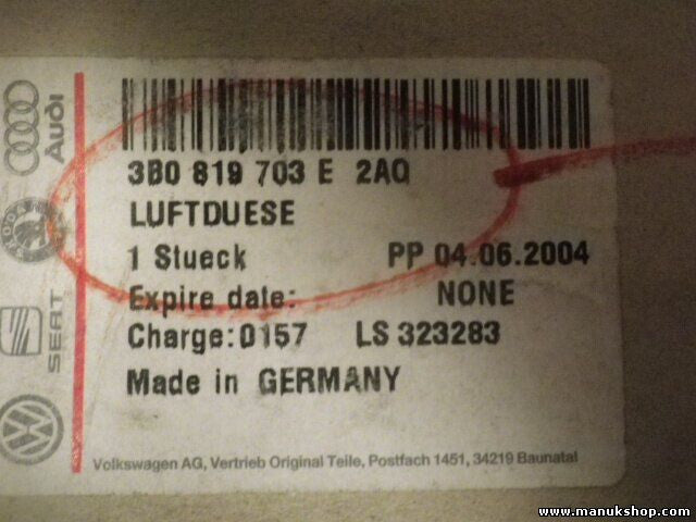 Lüftungsdüse Luftdüse Luftausströmer VW Passat 3B0819703E2AQ 3B0819703E