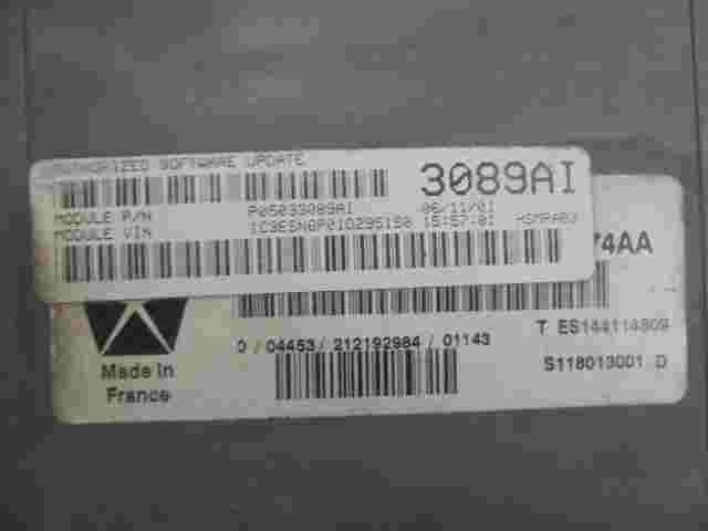 Motorsteuergerät Chrysler Neon P05033089AI 05033089AI 3089AI S118013001D HSMPAB3