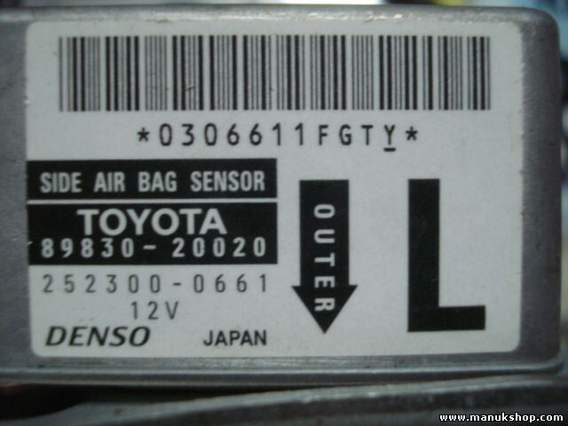 Airbagsensor Airbagsteuergerät Toyota Celica 8983020020 89830-20020 2523000661