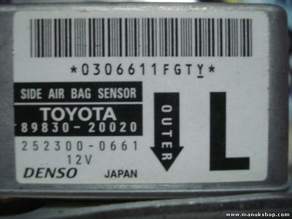 Airbagsensor Airbagsteuergerät Toyota Celica 8983020020 89830-20020 2523000661