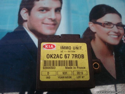 Steuergerät Wegfahrsperre Alarmmodul Kia Sportage immo 0K2AC677R0B OK2AC677R0B