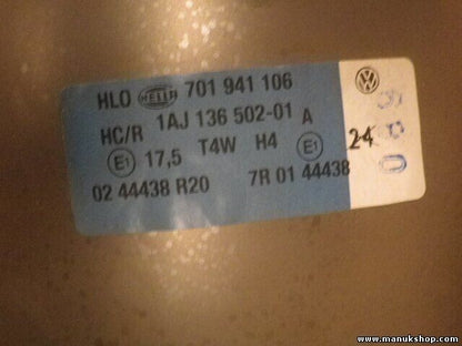 Scheinwerfer VW T4 Transporter 701941106 HELLA 1AJ13650201A 1AJ13650201