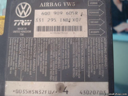 Airbagsensor Airbagsteuergerät Seat Ibiza 2002–06 INDEX 07 6Q0909605R TRW 331295