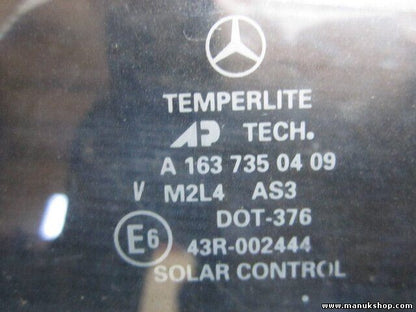 Dreieckscheibe Seitenscheibe hinten rechts Mercedes-Benz ML270 CDI 43R002444