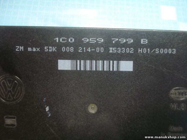 Komfortsteuergerät KSG VW 1C0959799B 1C0 959 799 B 5DK00821400 H01/S0003