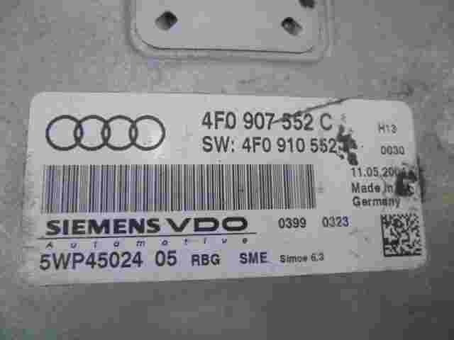Motorsteuergerät Audi A6 S6 4F0907552C 4F0910552 SIEMENS 5WP45024 05 5WP4502405