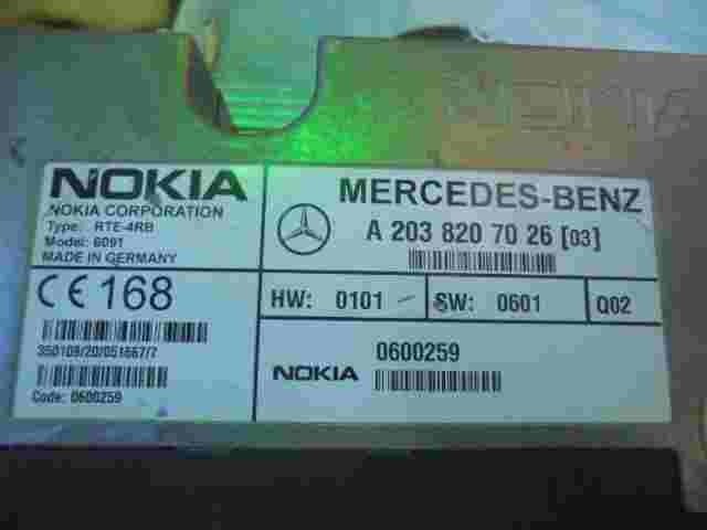 Steuergerät Interface Mercedes-Benz A2038207026 (03) Nokia RTE-4RB 0600259
