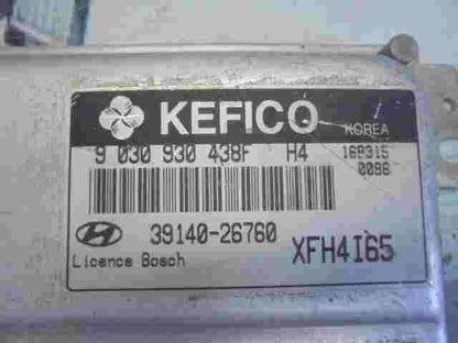 Motorsteuergerät Hyundai Elantra Kia 3914026760 KEFICO BOSCH 9030930438F XFH4I65