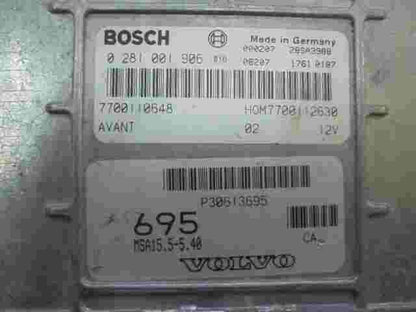 Motorsteuergerät Volvo S40 V40 7700110648 HOM7700112630 7700112630 0281001906