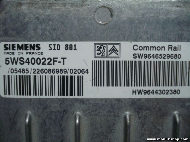 Motorsteuergerät Citroen C5 SW9646529680 9646529680 HW9644302380
