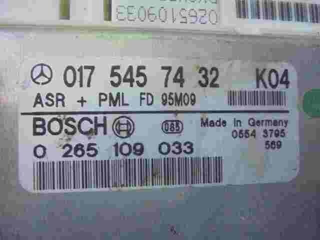 Steuergerät Mercedes-Benz W140 0175457432 (K04) FD95M09 BOSCH 0265109033