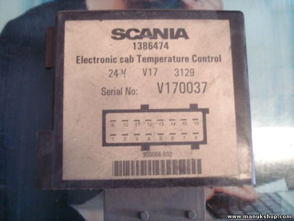 Temperaturregler Steuergerät Scania Man Daf Iveco 24V V17 3129 1386474 V170037