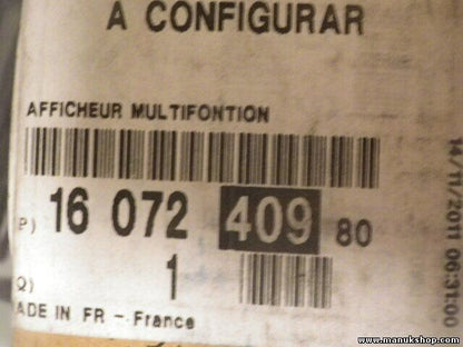 Bordcomputer Peugeot 207 308 3008 5008 1607240980 16 072 409 80