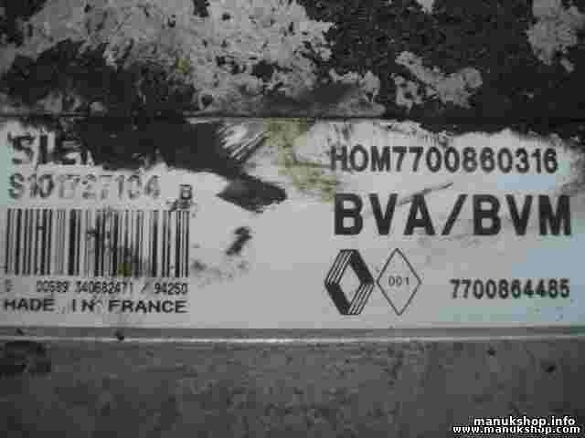 Motorsteuergerät Laguna HOM7700860316 HOM 7700860316 7700864485 S101727104B