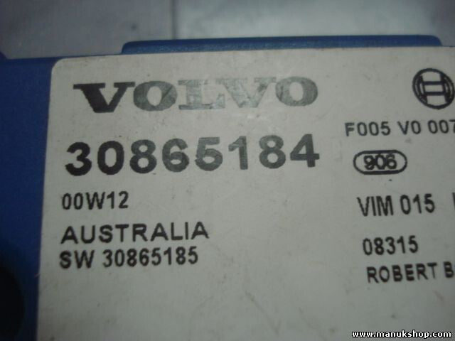 Steuergerät Wegfahrsperre Alarmmodul Volvo V40 00W12 30865184 F005V00074
