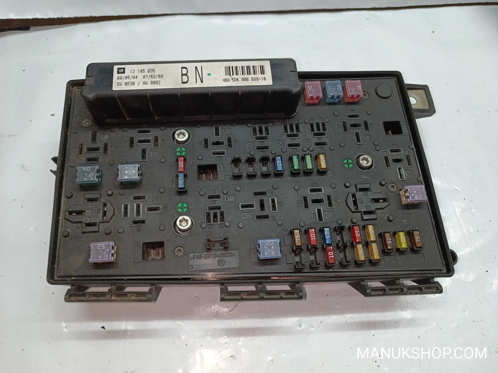 Sicherungskasten Opel Astra H 13145035 13 145 035 13145035BN 5DK00866810