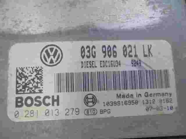 Motorsteuergerät VW Leon (1P) 03G906021LK EDC16U34 BOSCH 0281013279 1039S16958