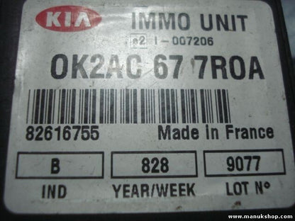 Steuergerät Wegfahrsperre Alarmmodul Kia Sephia Shuma 0K2AC677R0A OK2AC677R0A