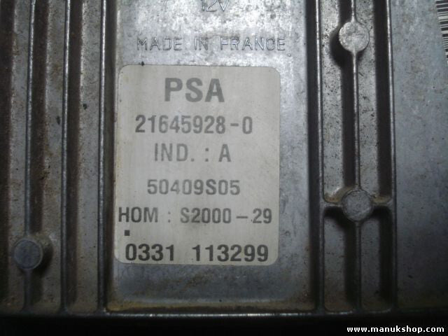 Motorsteuergerät Citroen Xsara SAGEM PSA 9643782680 HOM S2000-29 PSA 21645928-0