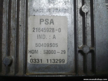 Motorsteuergerät Citroen Xsara SAGEM PSA 9643782680 HOM S2000-29 PSA 21645928-0