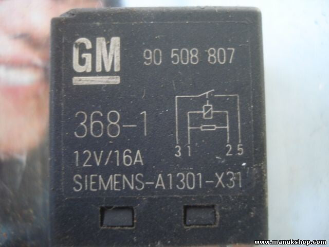 Blinker relais GM Opel Vectra Corsa Zafira Astra 90508807 SIEMENS-A1301-X31